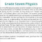 Grade Seven Physics Introduction